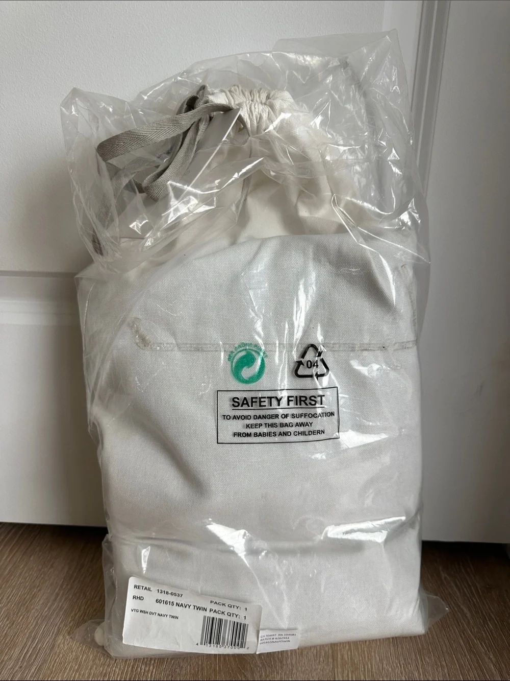 RH Baby & Child RH Teen Vintage Washed Navy Twin Duvet Cover NIP